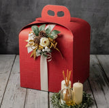 Scatole Rosse per Panettone con Maniglia