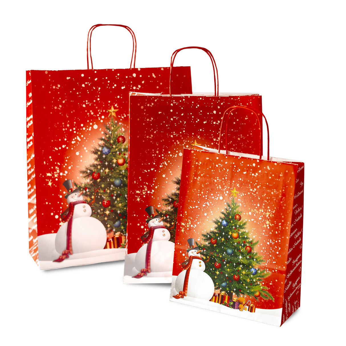 Shopper Carta Snowmen