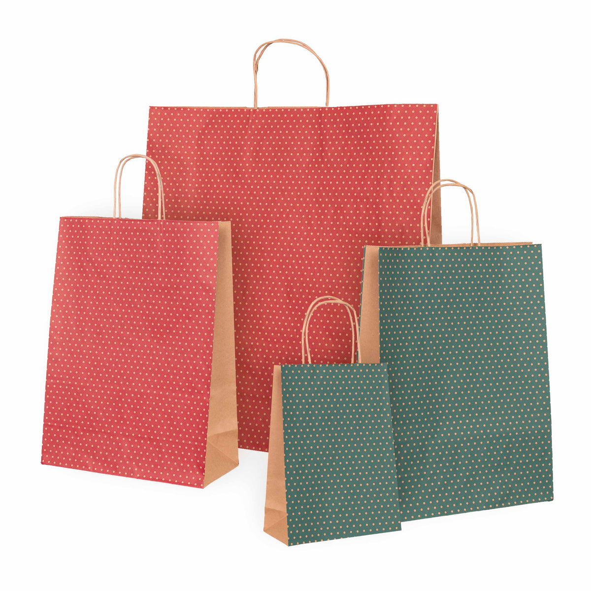 Shopper Dots Maniglia Ritorta