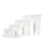 Shopper Carta White con Tag & Foro