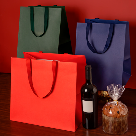 Shopper Elegance manico Gros Grain