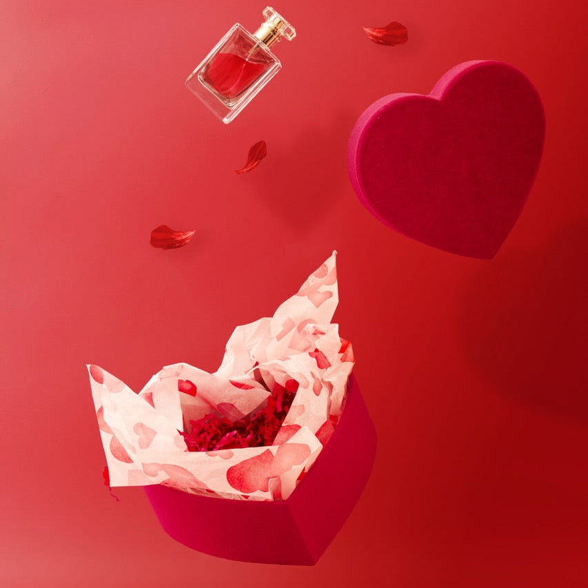 Bobina Velina per Fiori Cuori resistente all'acqua