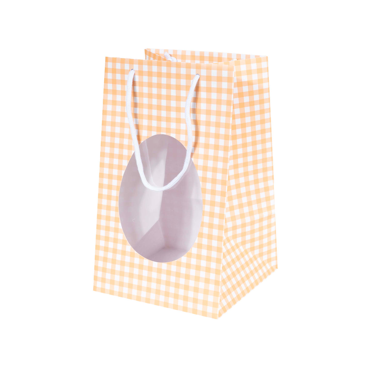 Shopper per Uovo di Pasqua Quadretti Mix con finestra