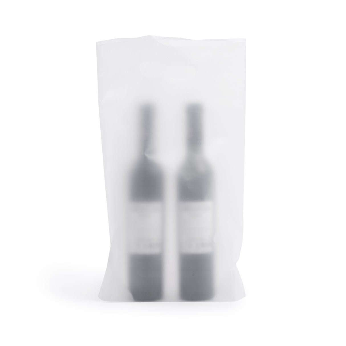 Shopper Plastica Wine Trasparente