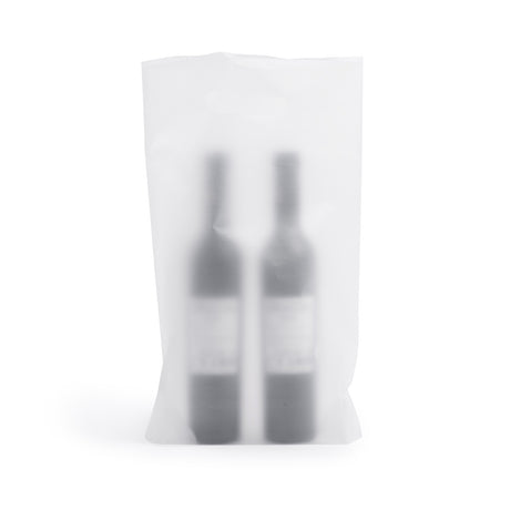 Shopper Plastica Wine Trasparente