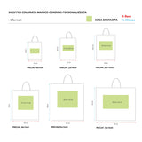 Buste Shopper Carta Bordeaux Personalizzabile