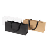 Shopper Carta Elegance Orizzontale con Manico Gros Grain