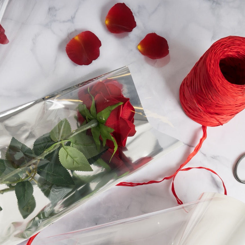 Spezzoni Cellophane Fondo Metallizzato Argento