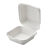 Boîte à burger en pulpe de cellulose biodégradable et