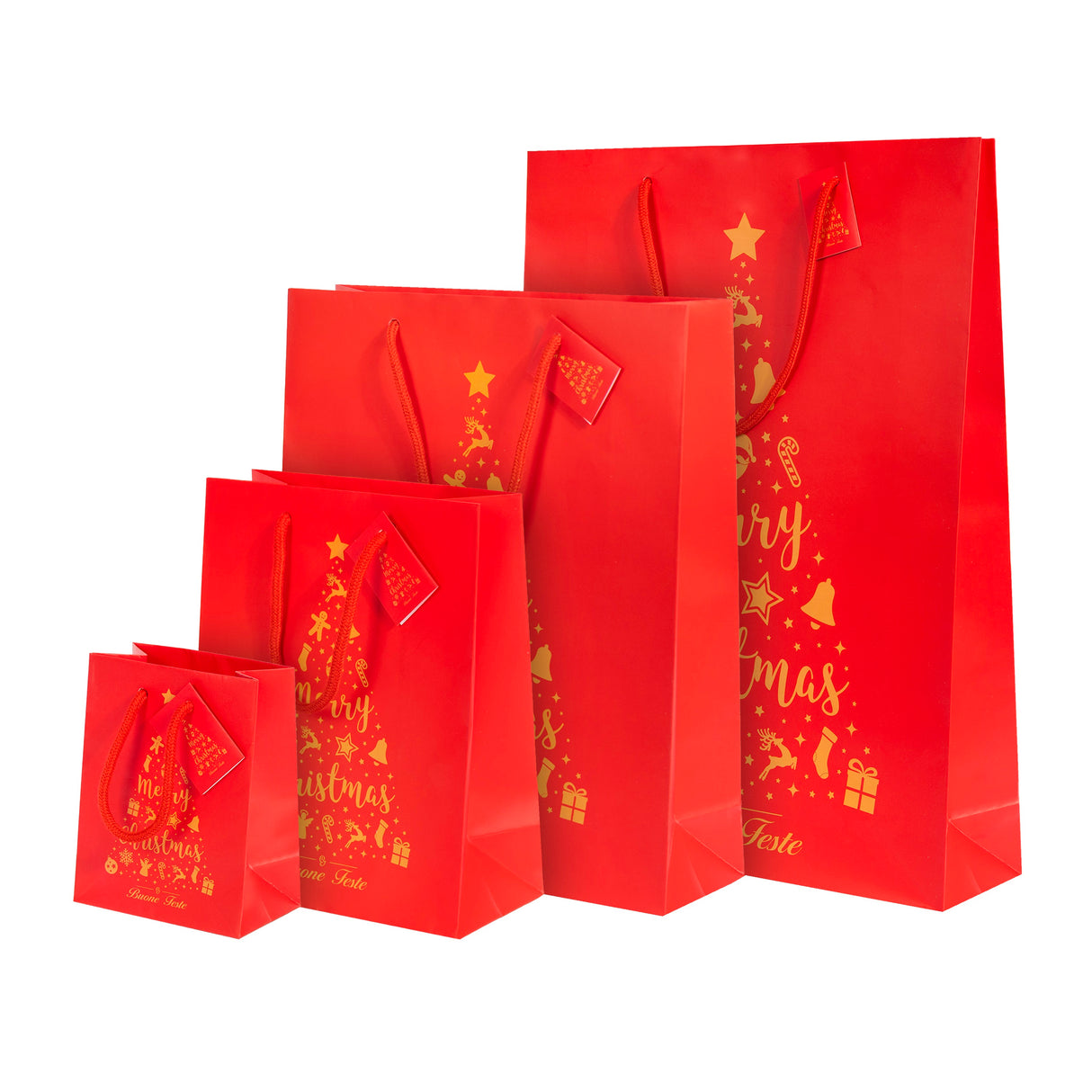 Buste Shopper Albero Scritta