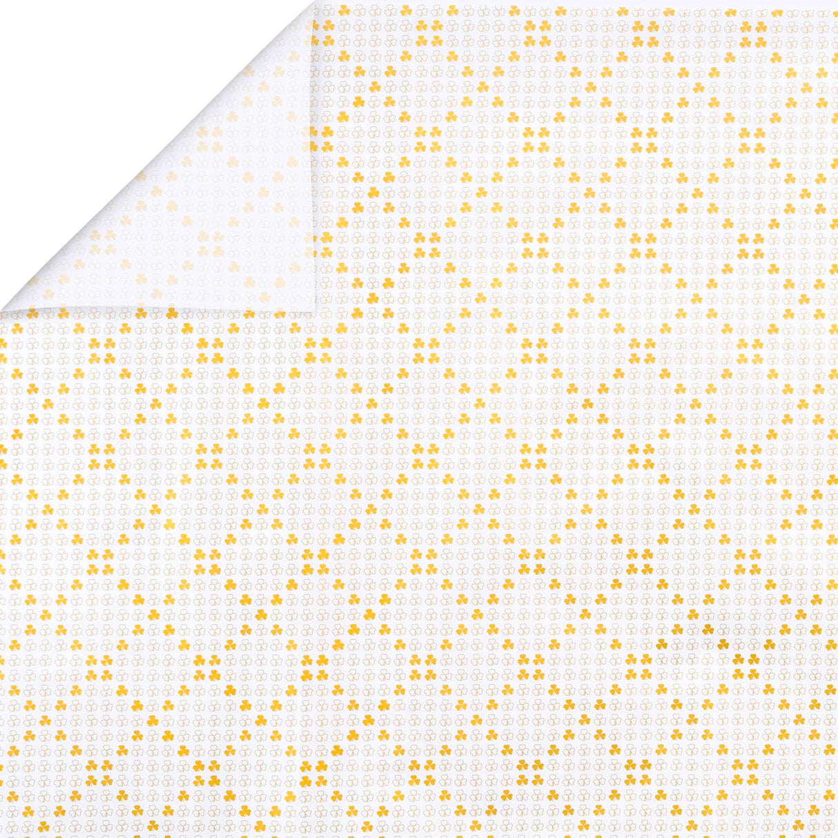 Carta Pelle Aglio Fantasia Trifoglio