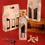 Scatola da Vino Fantasia Foglia