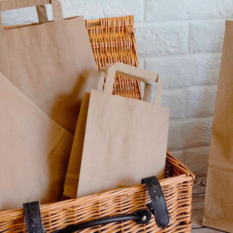 Shopper Carta Avana Piattina Linea Economy
