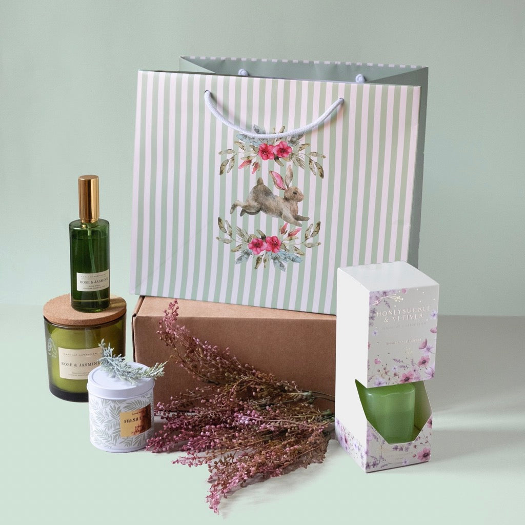 Shopper Carta Lusso Rabbit Fondo Largo