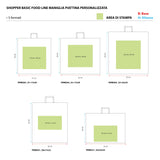 Shopper Food Line Personalizzate Piattina