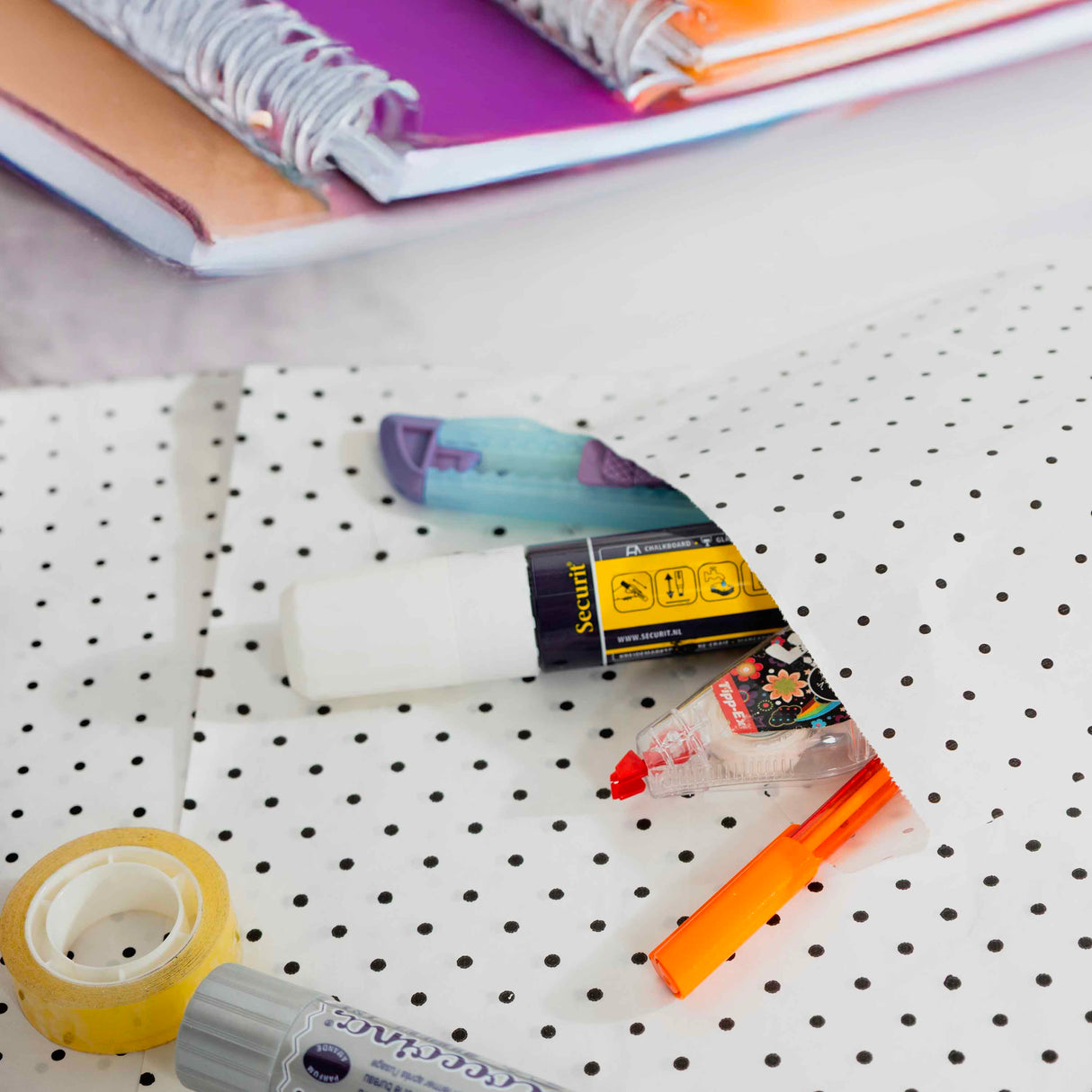 Sacchetto Carta Kraft Bianco Pois