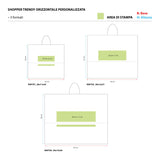 Shopper Carta Trendy Orizzontale Personalizzata