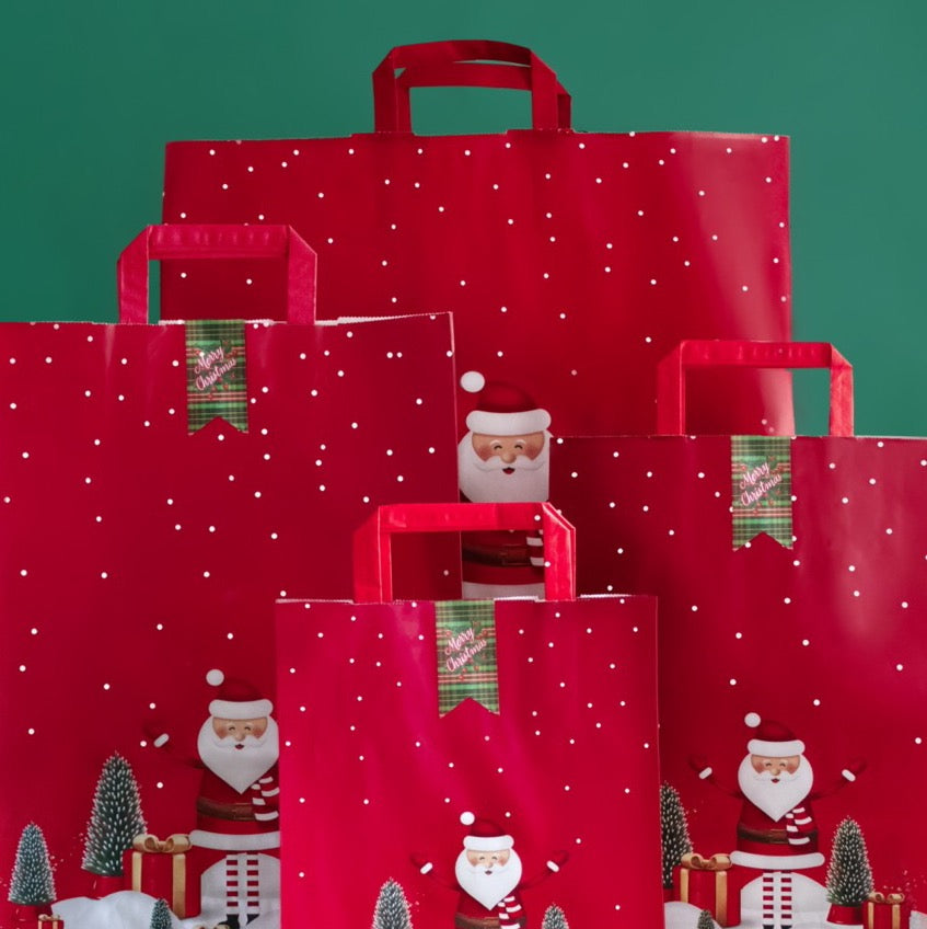 Shopper Natalizia Fantasia Santa Claus