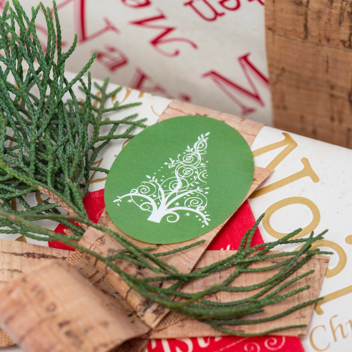 Etichetta Adesiva Christmas Elegance