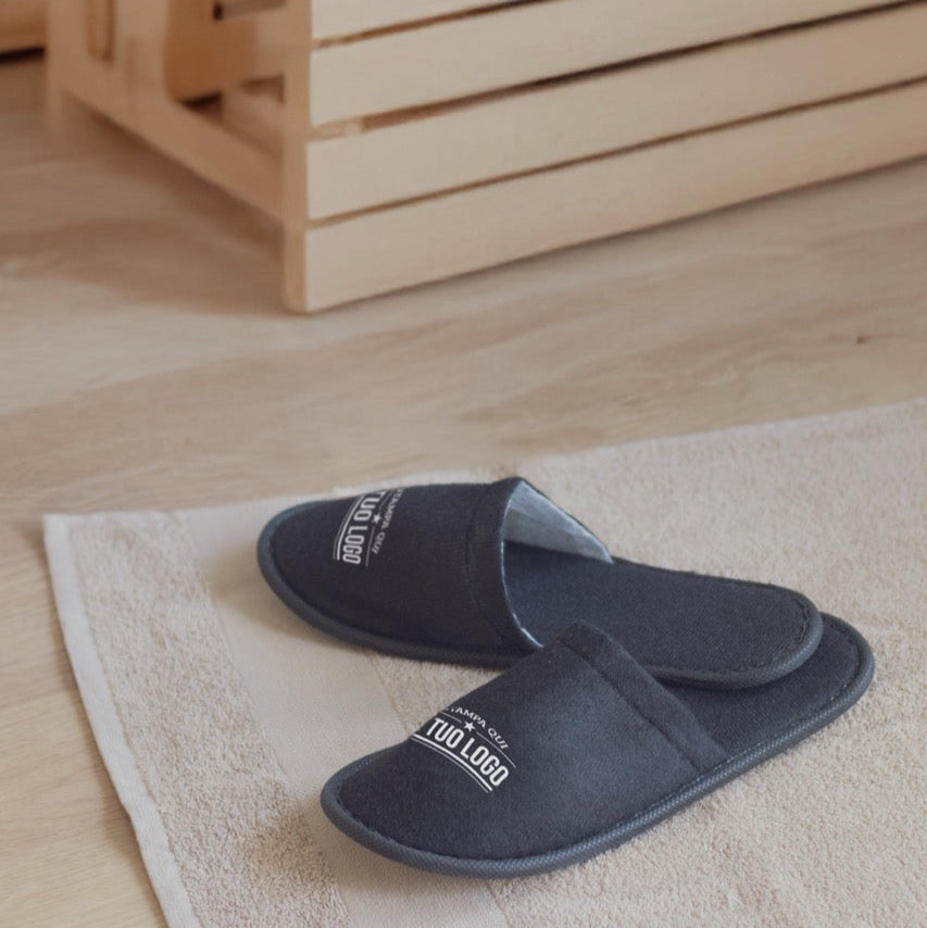 Ciabattine di Cortesia con sacchetto Personalizzabili