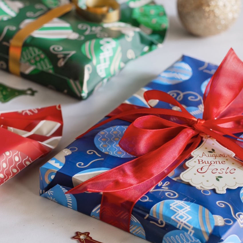 Buste Regalo Palline di Natale Mix 40 my.