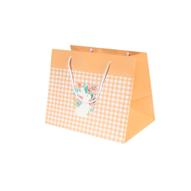 Shopper Lusso Quadretti Fondo Largo Mix