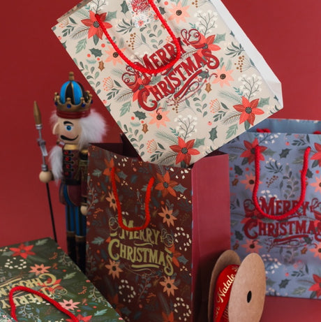 Buste Shopper Flower Christmas Mix