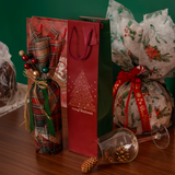Shopper Portabottiglia Albero Buone Feste