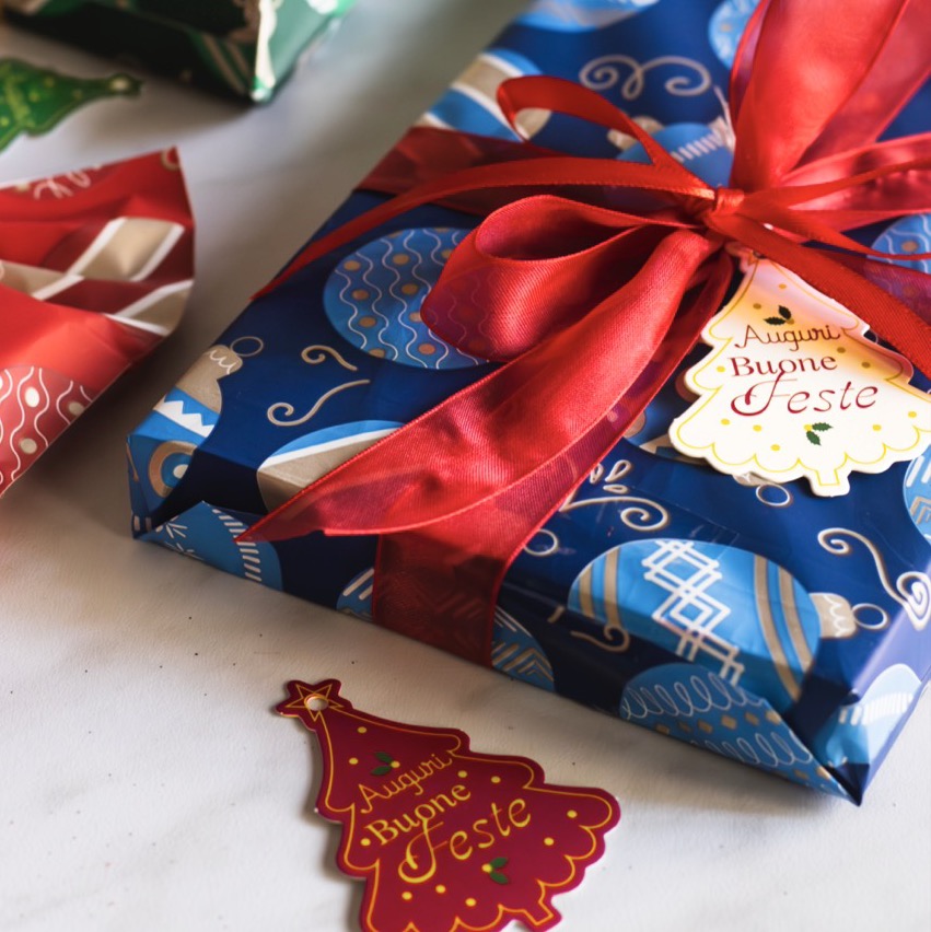 Tag Albero di Natale Buone Feste