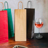 Shopper per Bottiglie Carta Sealing Colorata Cordino