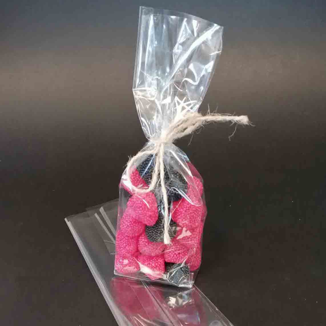 Sacchetti Plastica Trasparente Fondo Doppio Saldato e Soffietto cm x cm x 20 cm