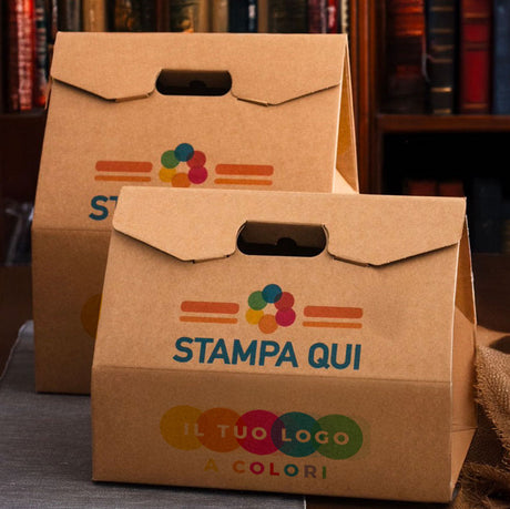 Scatola Baulotto con Maniglia, Personalizzata a Colori