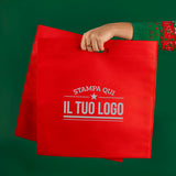 Shopper TNT manico Fustellato Personalizzabile