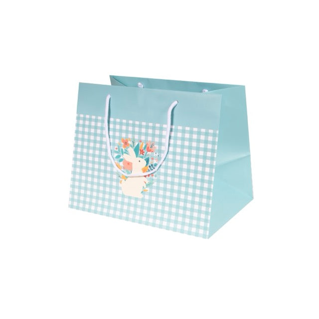 Shopper Lusso Quadretti Fondo Largo Mix