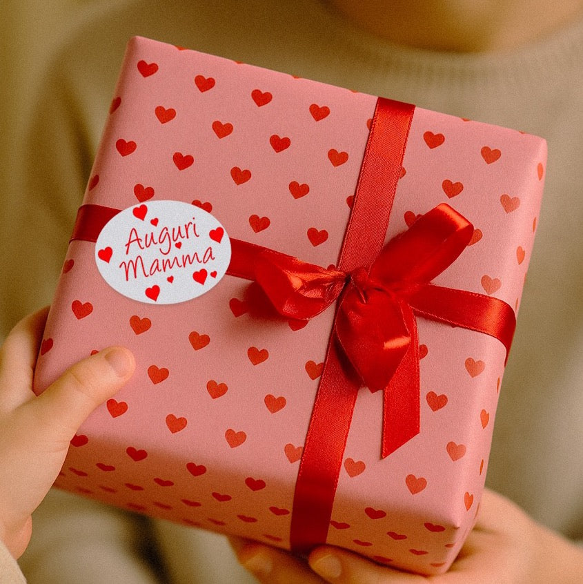 Etichetta Adesiva Auguri Mamma