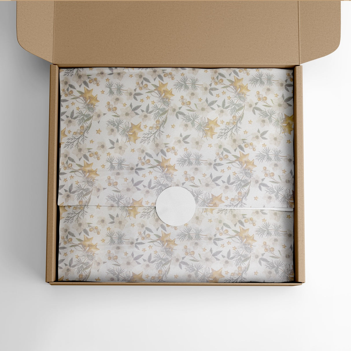 Carta Velina Christmas Flower cm 50x70