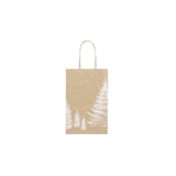 Shopper Carta Kraft Bianco Natale
