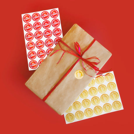 Etichette Adesive Merry Christmas