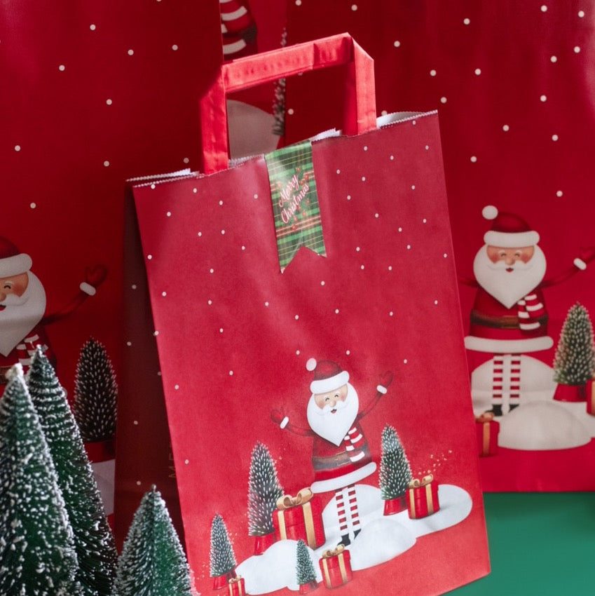 Shopper Natalizia Fantasia Santa Claus