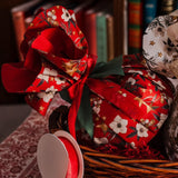 Fogli Tondi per Panettoni Christmas Flower