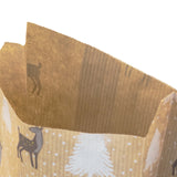 Sacchetti Regalo Carta Kraft Albero e Renna