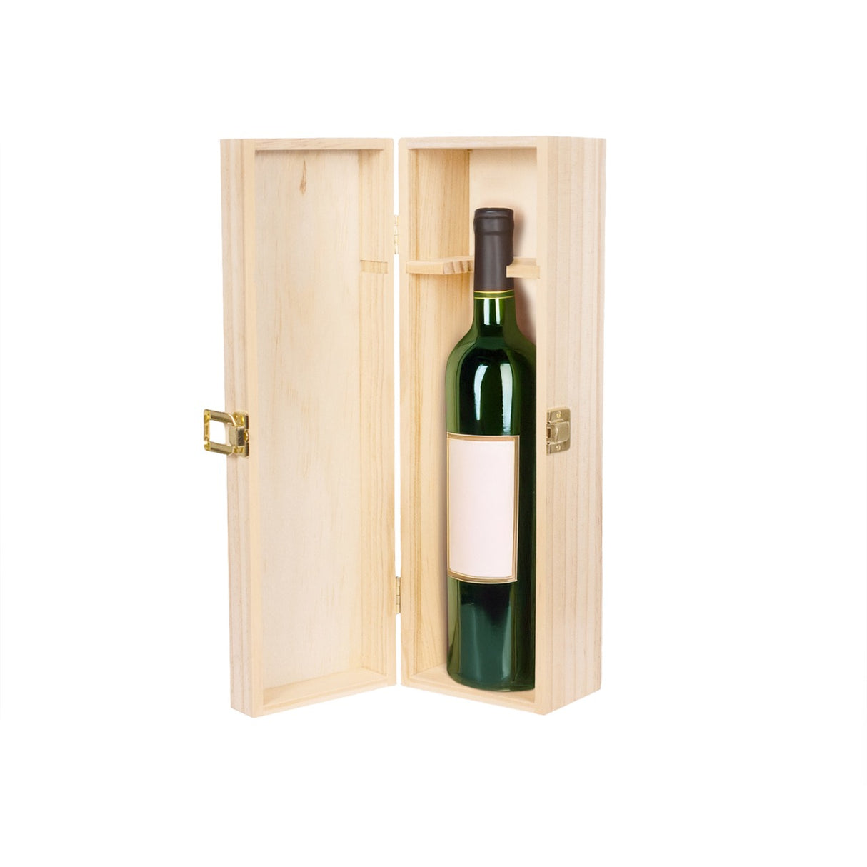 Cofanetto per Bottiglie in Legno di Pino Personalizzabile