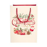 Busta Shopper Merry Christmas Fondo Largo