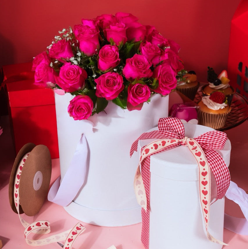 Set 2 Cappelliere con interno in PET e Manici in Nastro