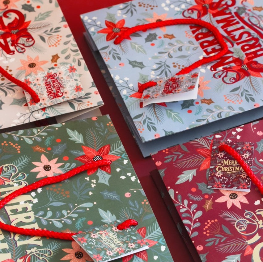 Buste Shopper Flower Christmas Mix