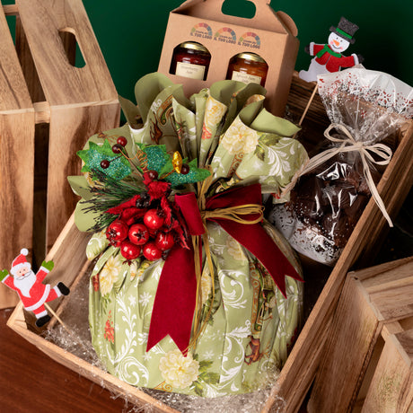 Tondo Slitta Babbo Natale