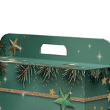 Scatole Natalizie Manigliate Christmas Coming Decori Oro