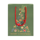 Buste Shopper Natalizie Fantasia Albero e Merry Christmas