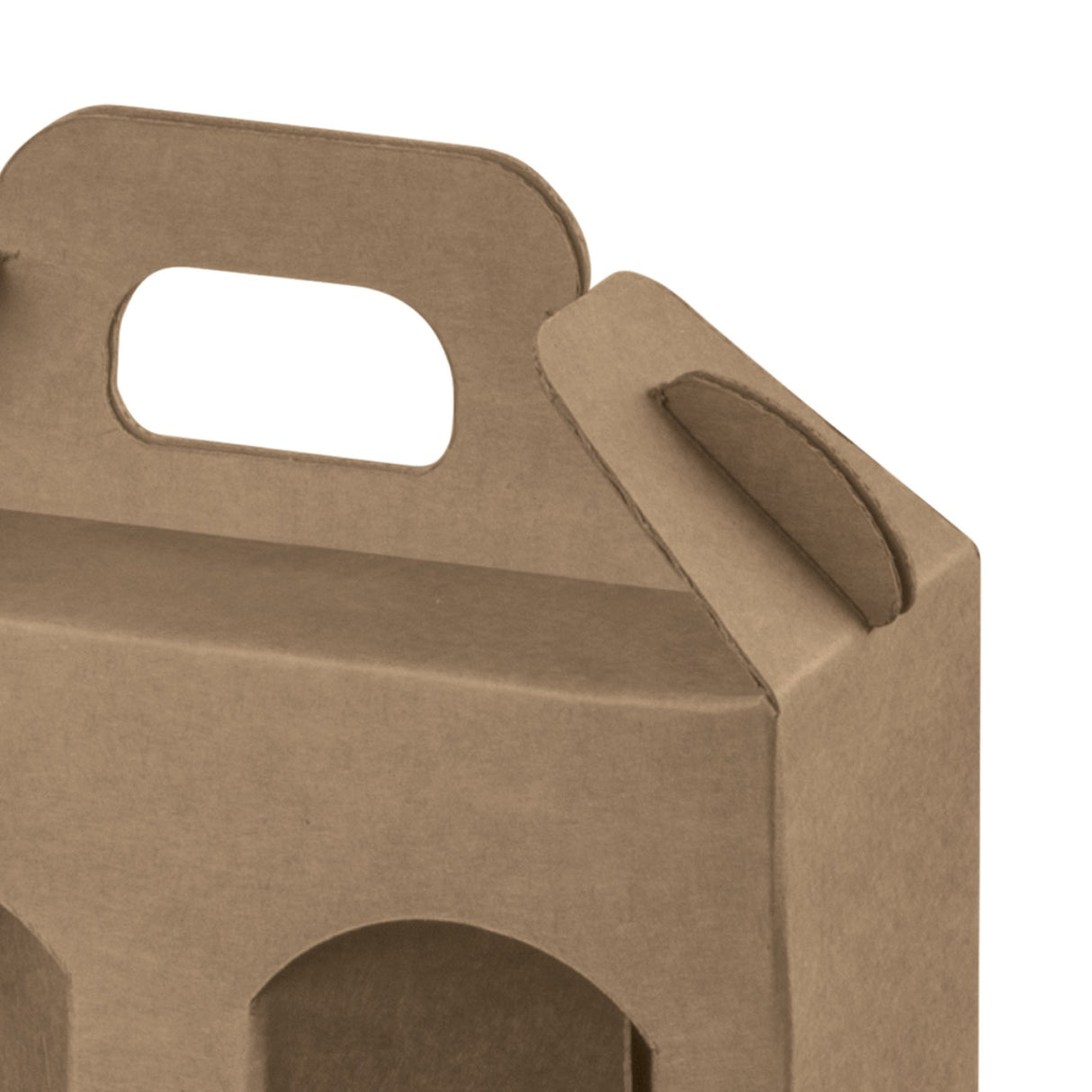 Scatole per Vasetti Vetro in Cartone Kraft con Finestre
