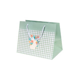 Shopper Lusso Quadretti Fondo Largo Mix